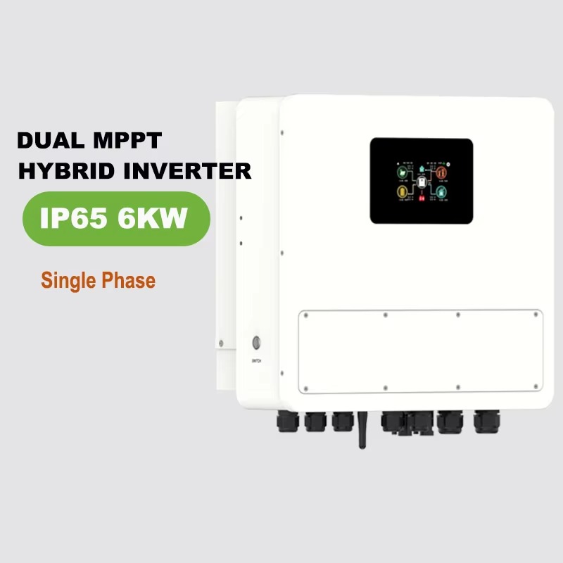 Off Grid Solar Inverter 48V 6000W - IP65 48V 6KW Einphasiger Niederspannungs-Hybrid-Solarwechselrichter 6000W